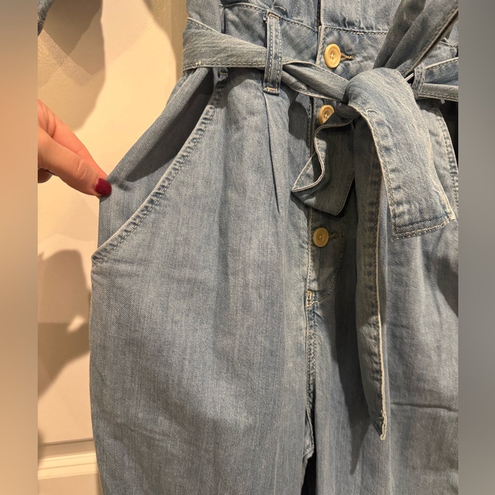 Free People Blue Denim Jumpsuit - Picture 5 of 5
